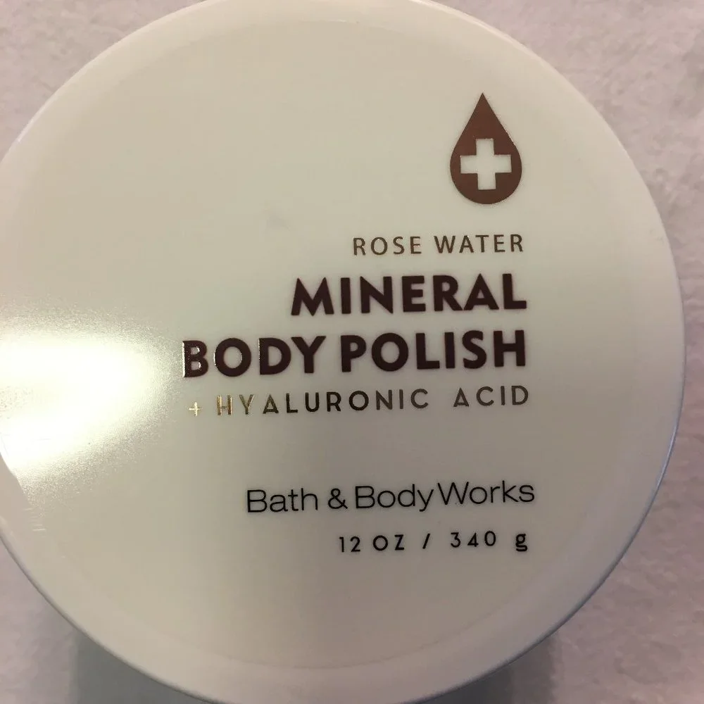 BATH & BODY WORKS ROSE WATER MINERAL BODY POLISH